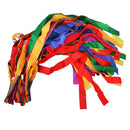 12pcs Fashion Rainbow Ribbon for Child Kids Hand Held Dance Dancing 1M Length
