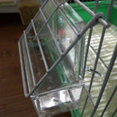 4 Pcs Automatic Bird Seed Feeder, Free Install Transparent Parrot Foraging