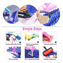 60 Packs 5D Diamond Painting Tools and Accessories Kits with Roller, DIY