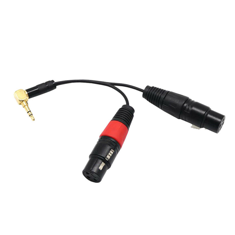 (1/8 Inch) Unbalanced 3.5mm to Dual XLR Cable (Dual  XLR to 3.5mm Cable) Male to