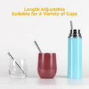 Portable Reusable Drinking Straws - Telescopic Stainless Steel Straw With A Z9F3