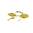 48pcs Mixed Color Oval Bezel French Lever Back Earring Hook Blank Settings