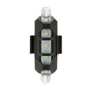 White Bike Tail Light Rechargeable Usb Led Taillight Mtb Warning Bicycle Fr O9L3