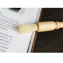 Natural Bristle Coffee Brush Coffee Grinder Cleaning Brush with Wood Handle