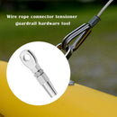 Stainless Steel Wire Rope Connector Guardrail Hardware DIY Fitting Rigging