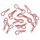 20pcs/set RC Car R-Pins fit 1/10 1/12 1/16 1/18 RC Car Truggy Accessory Red