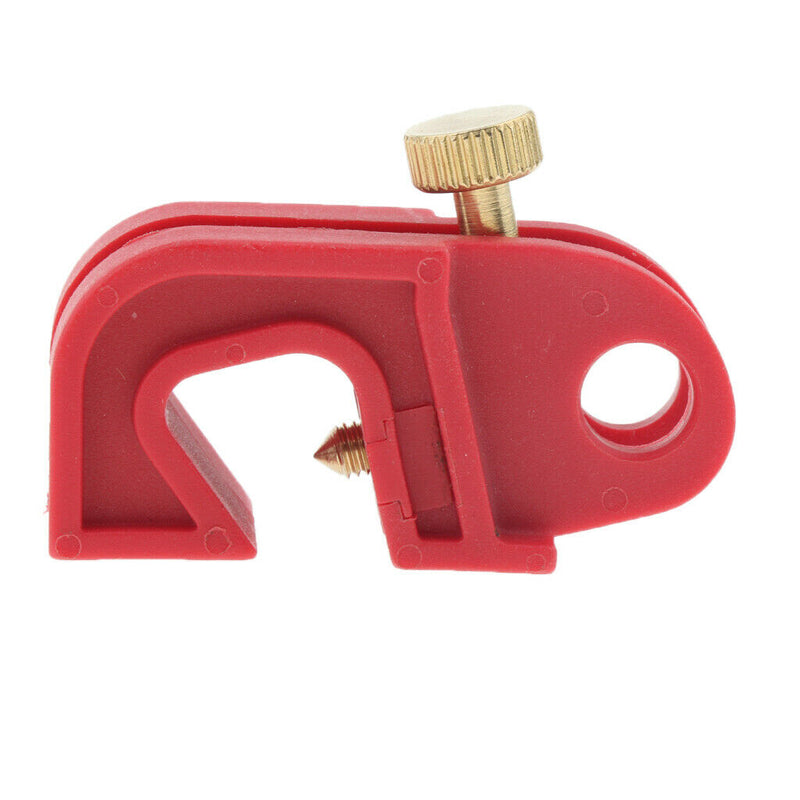 5PCS Universal Circuit Breaker Lockout Red With Twisted Screw, prevent