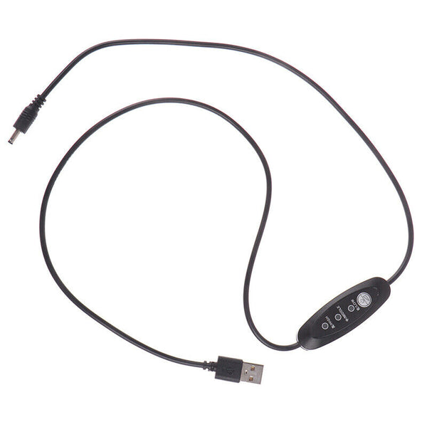 Portable USB Electric Heating Pad Vest Jacket Clothing Heated Pads Warmer Wais-