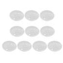10-pack Clear Plant Pot Saucer Drip Trays Base Plate Dish 15cm Recyclable