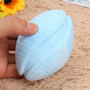 Pet Rugby Shape Chew Toys Dog Bite Tooth Clean Interactive Balls (Blue)