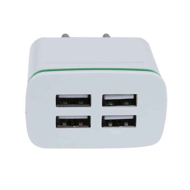 USB Charger 4USB Lighten 3A Multi-Head Travel Convenient Charger