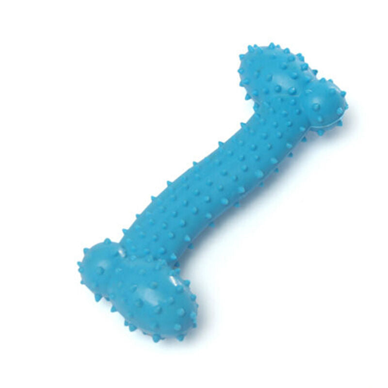 Fine Pet Toys Resistant To Bite Bone Dog Puppy Molars Rubber Ball For Teeth B 3c