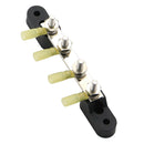 4 Way Stud Bus Bar 100A 48V M6 Stud Terminal Buss Bar with Cover for Marine