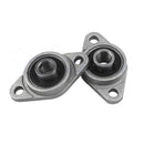 2Pcs 8mm Bore Diameter KFL08 Pillow Block Bearing Flange Rhombic BearingsLH BX