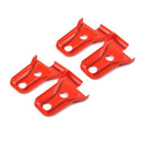 Red Car Door Hinge Cover Protector Trim Exterior Decor For Jeep Wrangler JL