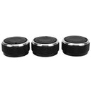 3x Air  Knob Car A/C Heater Control Switch For Mazda black Fu YIE