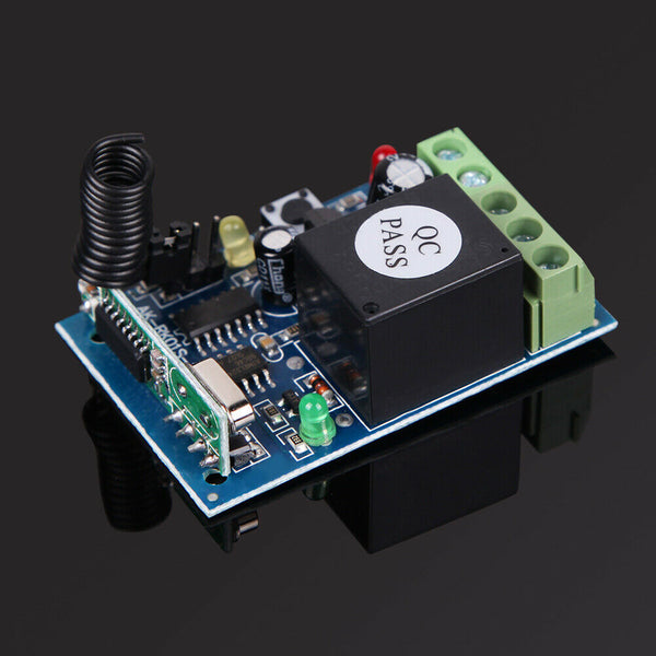 433MHz DC12V 1 Channel Learning Code Wireless Remote Control Relay Mode A#S