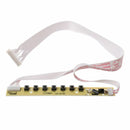 7 Universal Keyboard V29 V59 IR to LCD TV Compliance Card Environmental QT526C