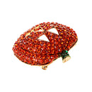 HOT STYLE LOVELY CRYSTAL HALLOWEEN CHRISTMAS PUMPKIN BROOCH PIN JEWELRY GIFT