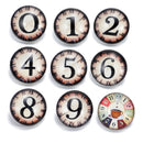 Clock Pattern Snap Button Sewing Crafts Snappers DIY Crafts Fastener 12pcs