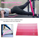 4Pcs Resistance Bands Loop Exercise Rubber Yoga Elastic Fitness Band I7V9