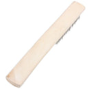 5X(8" Length 6 Rows Brass Bristle Wood Handle Wire Scratch Brush P5J4)