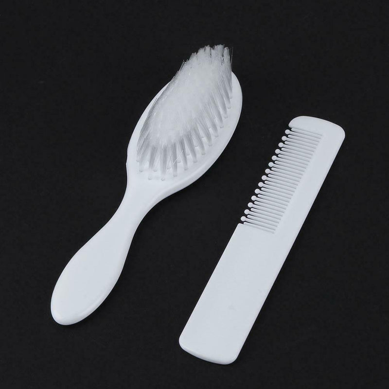2pcs/Set Newborn Baby Hair Comb+Brush Soft Infant Head Massager Hair Care