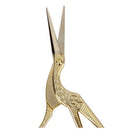 Retro crane sewing scissors 11.5 cm Golden