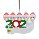2020 Christmas Decoration Personalized Family Pandemic Ornaments (5 People)