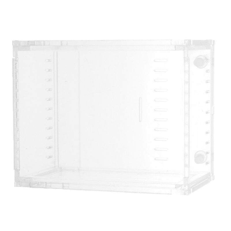Clear Acrylic Box Insect Reptile Transport Breeding Feeding Case Container
