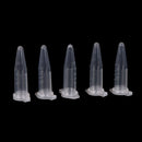 50X 0.5ml Lab Clear Micro Plastic Test Tube Centrifuge Vial Snap Cap Container Z