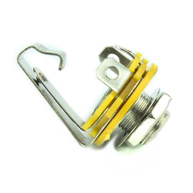 10x 1/4 inch 635mm Mono Female Jack with Socket Panel for MICMic New X9E0
