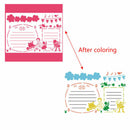 DIY Hollow Drawing Template Ruler Graffiti Drafting Tool Painting Kids Supply
