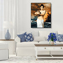 Painting By Numbers Kit DIY Pottery Woman Canvas Oil Art Picture Home Decor