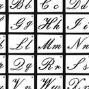 32 Styles Alphabet Letter Number Stencils Templates for Drawing Art Painting