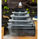 Ceramic Glaze Incense Smoke Cone Burner Backflow Censer Tower Holder Tiantan
