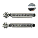 2x Wind Power 8 LED Car Daytime Running Light Fog Light Car DRL Driving Ligh Gw