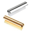 2Pcs Stainless Steel Lap Slide Bar Slider for Hawaiian Electric Guitar
