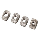 180Pcs Carbon Steel T Nuts M3 M4 M5 T Slot Nut Hammer Head Nickel Fastener  K8J2