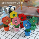 Note Clip Creative Little Flower Hood Wooden Crafts Memo Clamp Photo Clip