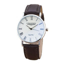 2PCS Fashion Couple High Gloss Glass Leather Belt Watch Set Contains Box