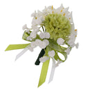 Wedding Corsage Silk Calla Lily Flower Bridal Boutonniere Tuxedo Flower
