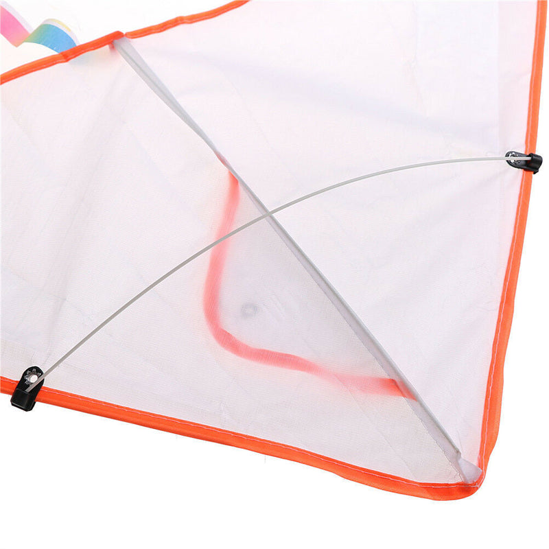 1PC DIY Painting Kite Foldable Outdoor Beach Kite Children Kids Sport Toys M&