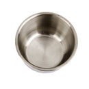 2Pcs Pet Cages Stainless Steel Cup Bowl Feeder for Travel Parrot Birds Toys