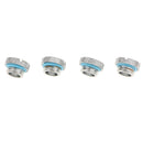 4Pack Chrome Brass Water Cooling G1/4 Plug for Computer Water Cooling