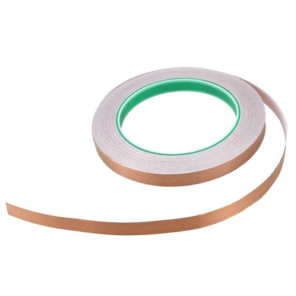 10mm x 25m Two Side Adhesive Copper Foil Tape for EMI Shielding