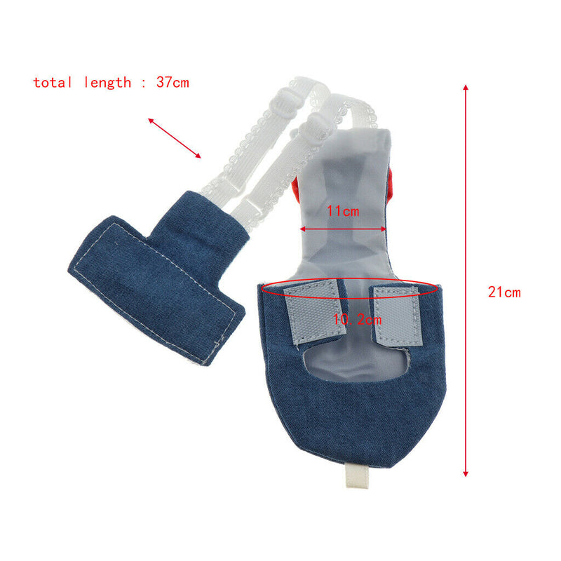 2Pcs Size L Bird Flight Suit Diapers for Macaw, Congo African Greys, Amazons,