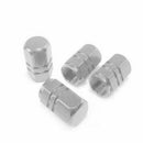 8pcs Aluminium Car Wheel Tyre Valve Stems Air Dust Cover Screw Cap Accessories