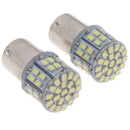 2x White Light 1156 50SMD 1206 LED Car Turn Signal Tail Stop Brake Backup LaA3C