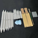 25Pcs Smudge Stick Erasable Art Sharpen Blending Sketch Tools Pastel Pencil Set